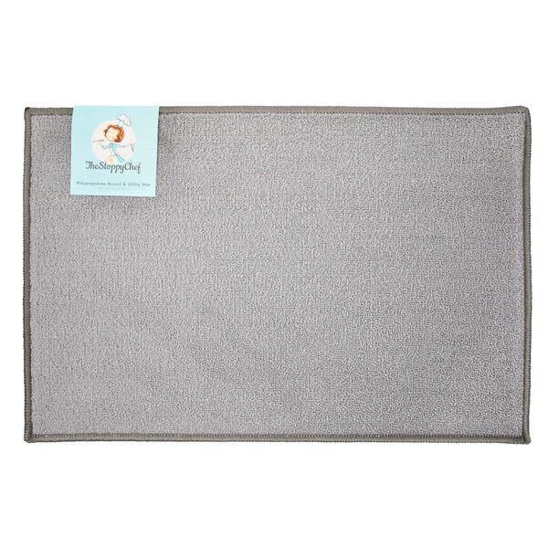 Monarch Brands Sloppy Chef Area Rug - 26in x 45in, Silver PNP-JKT-26X45-SL - main